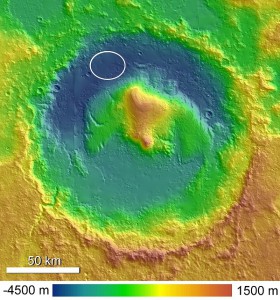 Il Gale Crater di Marte