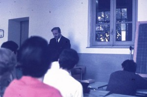 Il prof. di Storia dell’Arte al Cairoli nel 1969