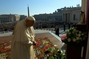 Papa Francesco in preghiera per Valencia e la Spagna